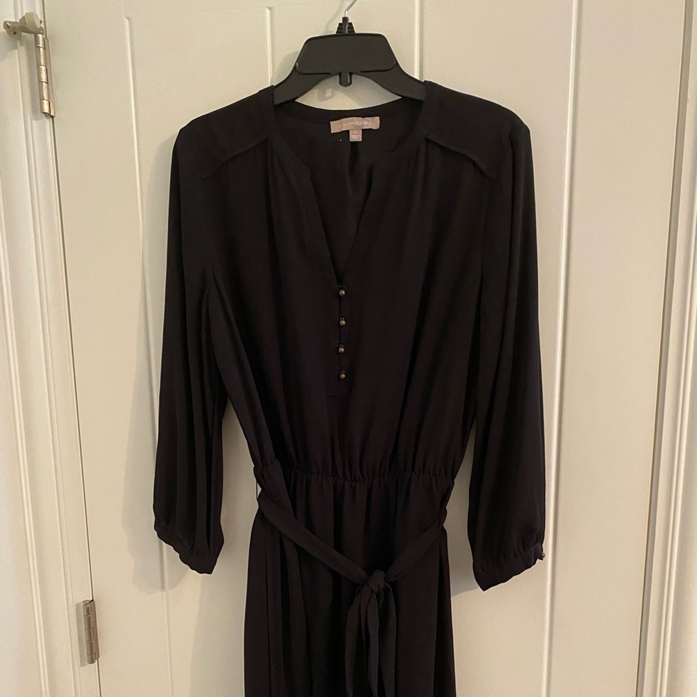 Banana Republic belted midi dress